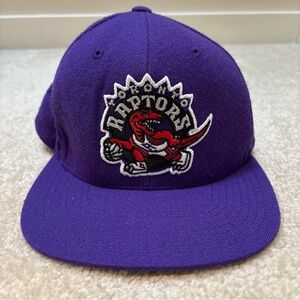 Toronto Raptors NBA Basketball Purple Wool Snapback Cap Hat Mitchell Ness Hardwo